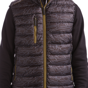 Swing Juice Golf Rhythmic Lines Men's Packable Puffer Vest