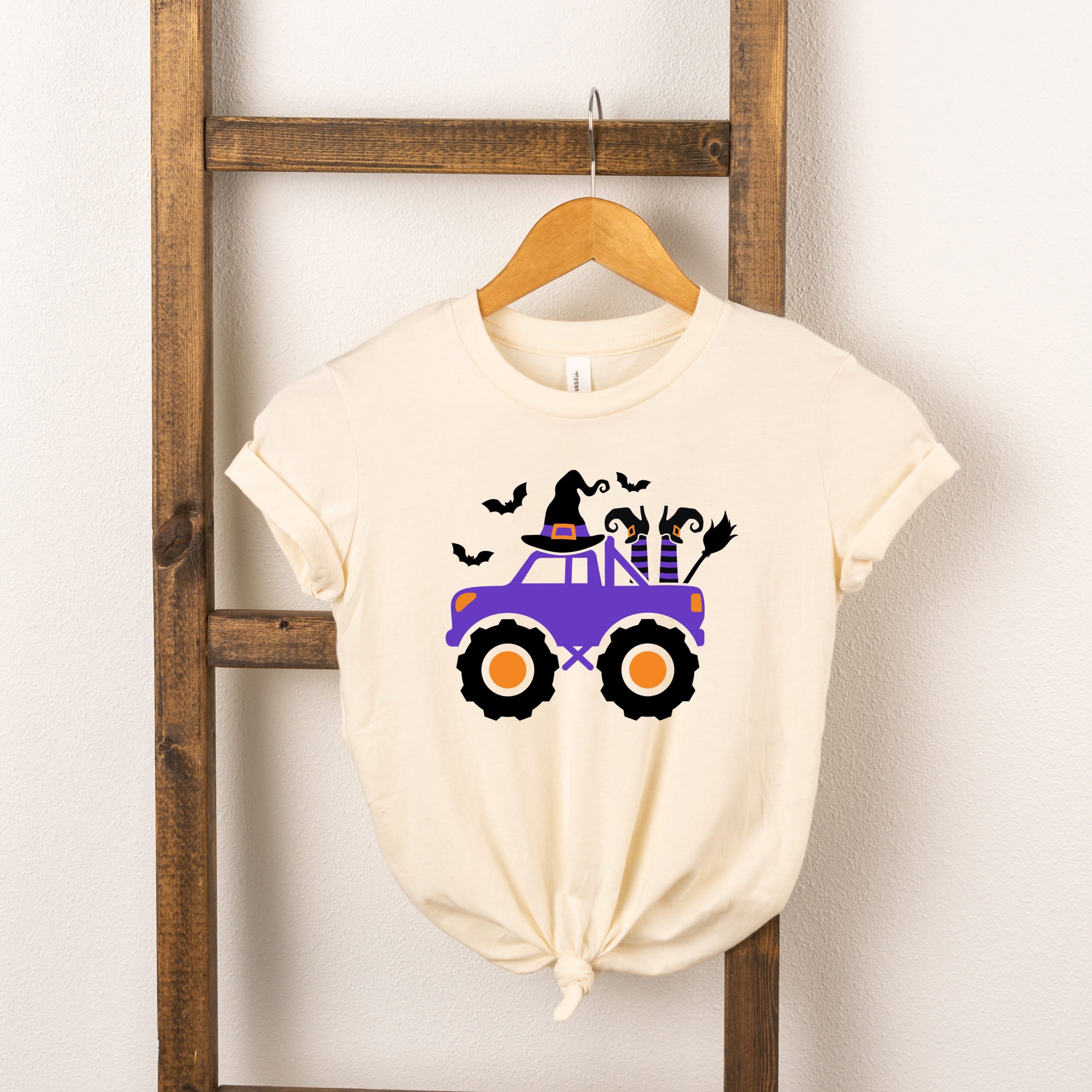 The Juniper Shop Youth Halloween Truck Graphic Short Sleeve Tee - Image 4
