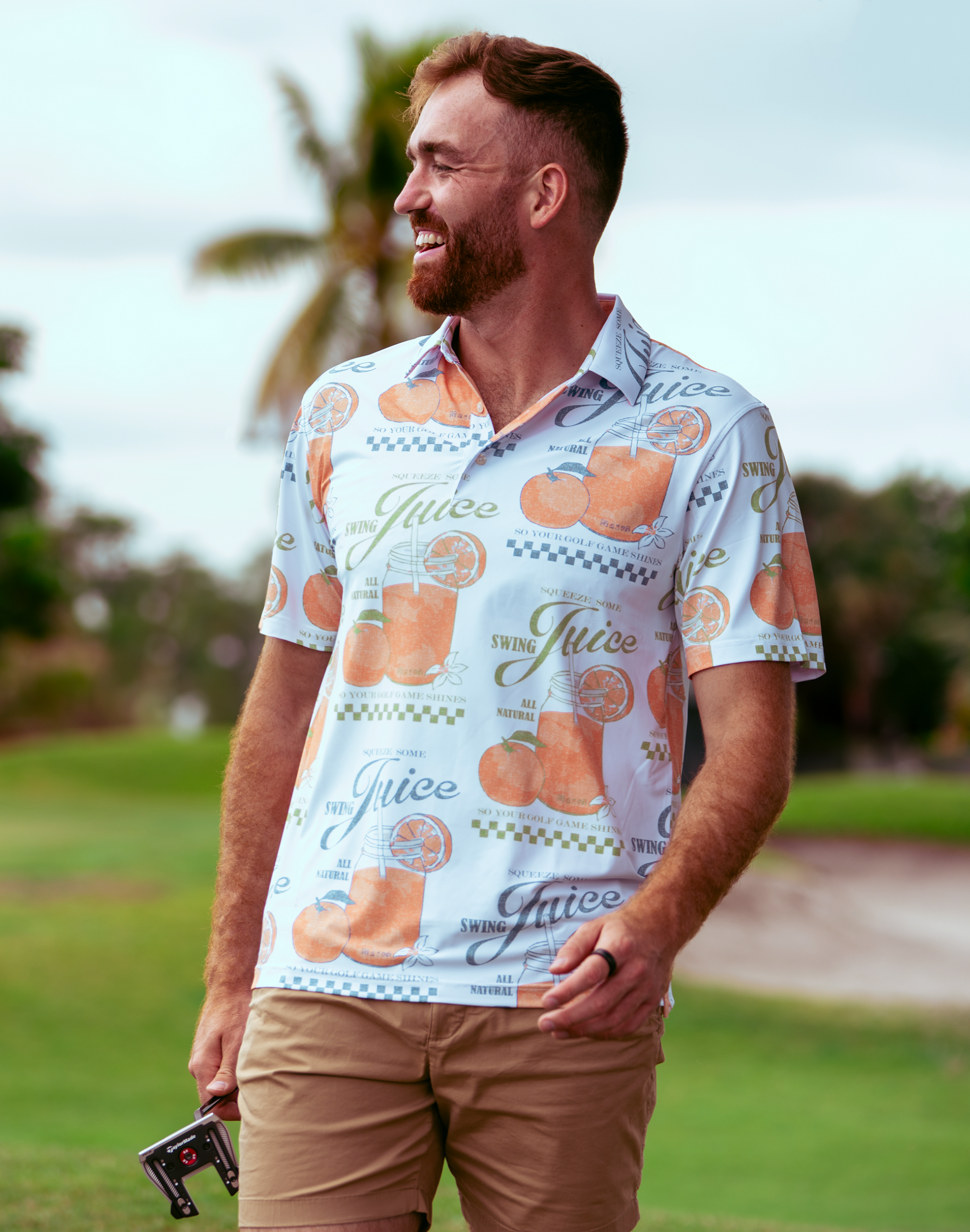 SwingJuice Golf All Natural Men's Polo - Image 4