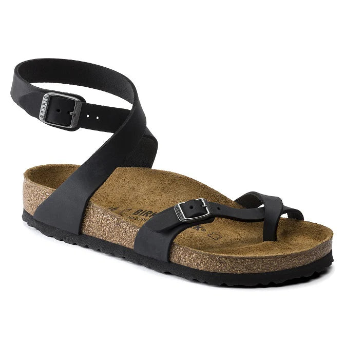 Birkenstock Yara Oiled Leather Black