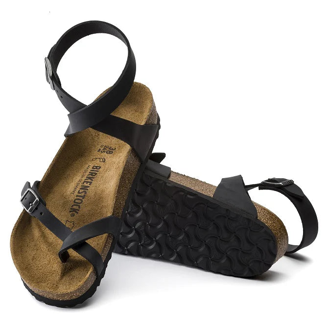 Birkenstock Yara Oiled Leather Black - Image 4
