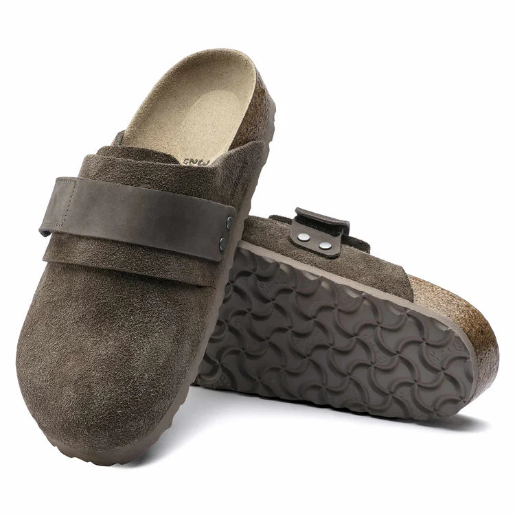 Birkenstock Nagoya Suede Leather Concrete Gray - Image 2