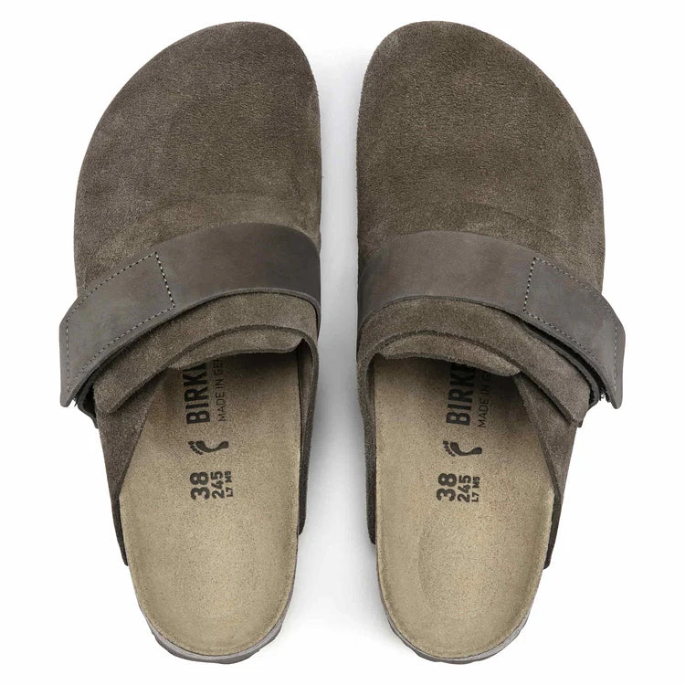 Birkenstock Nagoya Suede Leather Concrete Gray - Image 3