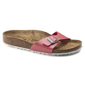 Birkenstock Madrid Birko-Flor Icy Metallic Poppy