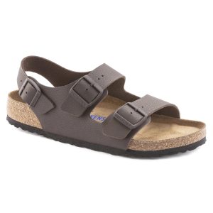 Birkenstock Milano Soft Footbed Birko-Flor Chocolate