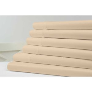 Kathy Ireland 1500 Thread Count Bamboo Cotton 6 pc Sheet Set by Bed Bath Fashions