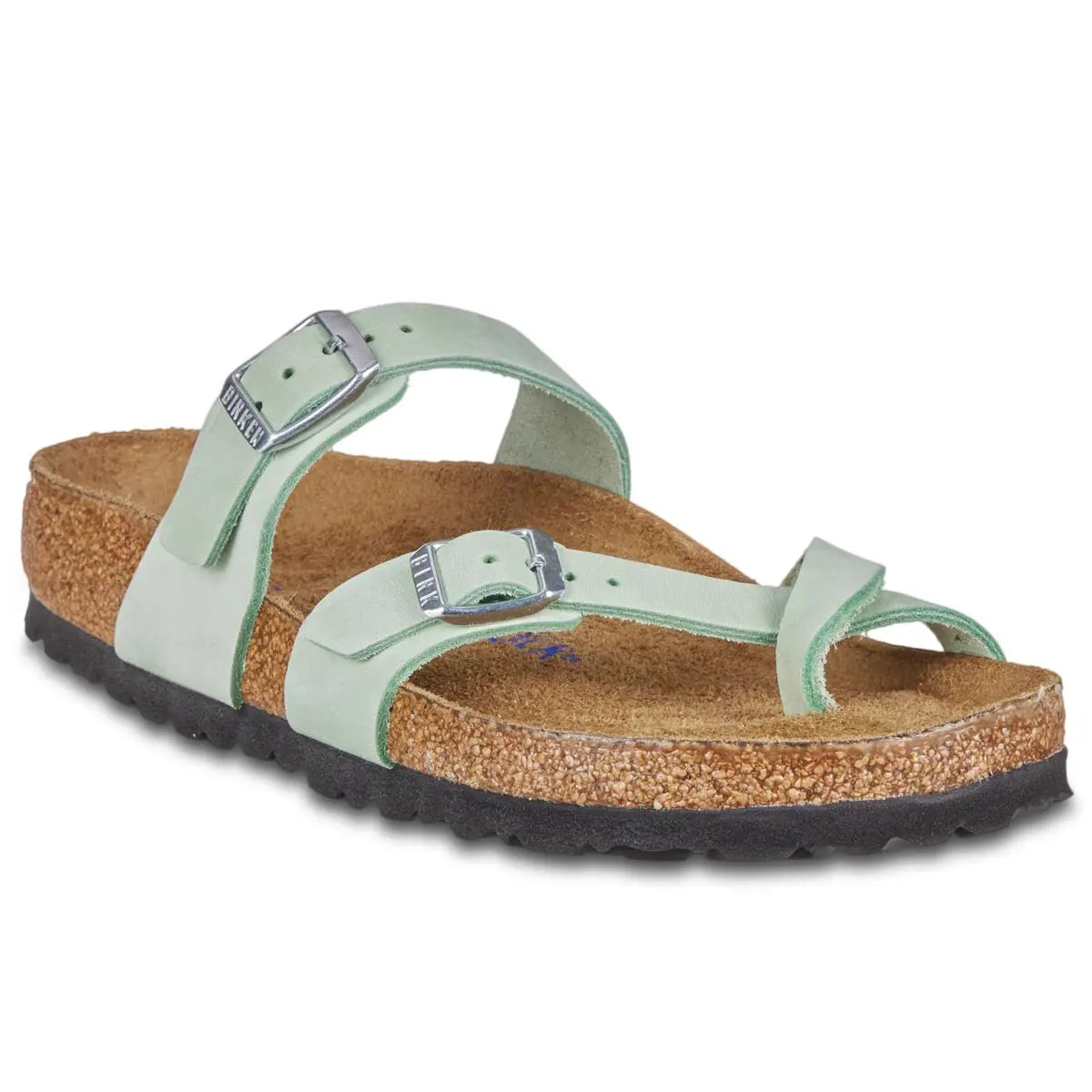 Birkenstock Mayari Soft Footbed Nubuck Leather Sandals - Image 9