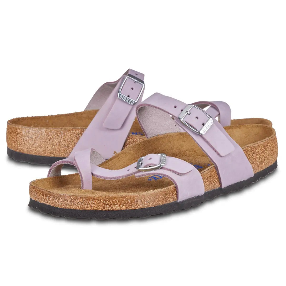 Birkenstock Mayari Soft Footbed Nubuck Leather Sandals - Image 18