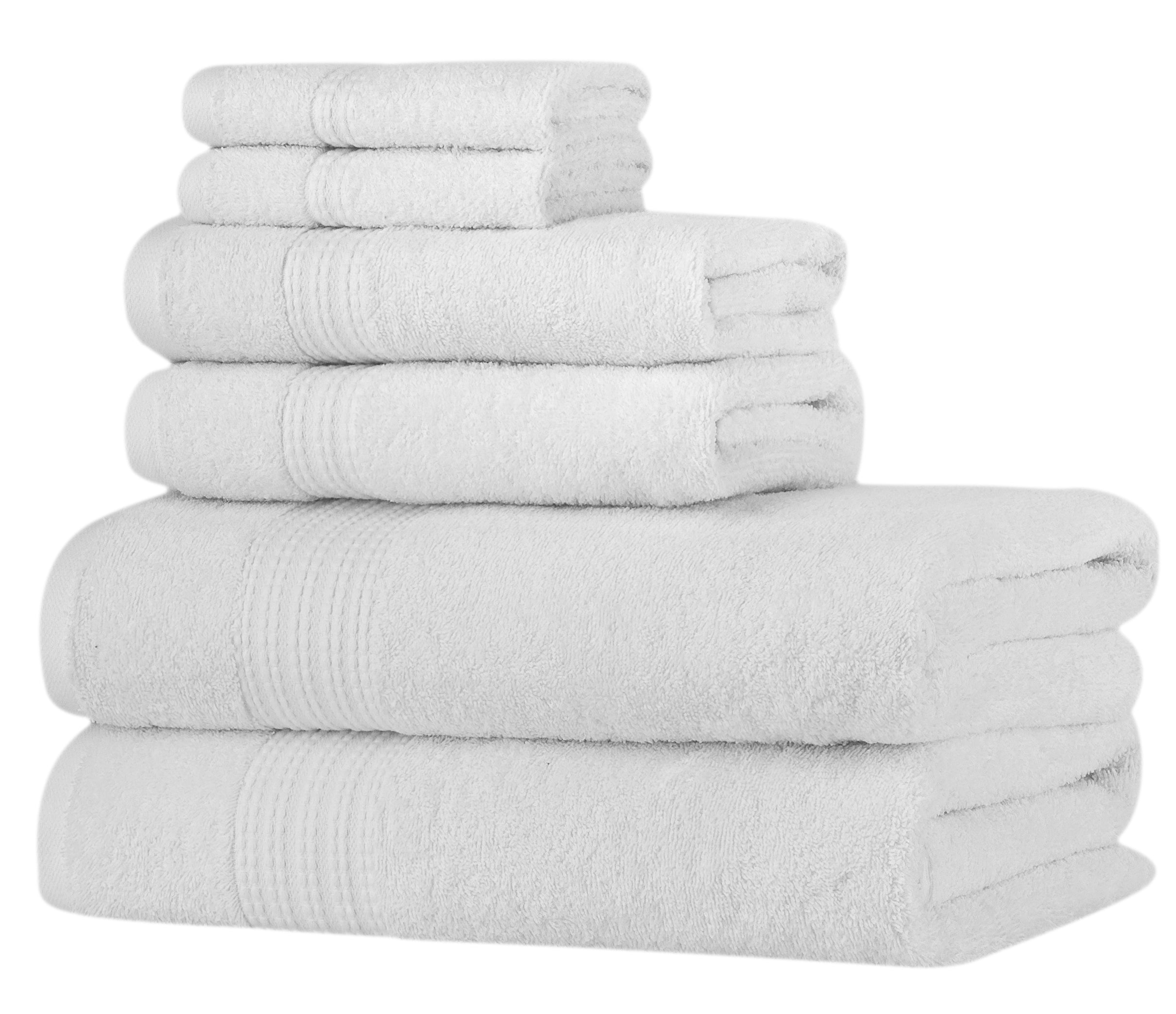 Classic Turkish Towels NINE WEST - GLARE PREMIUM LUXURY 6 PC BALE PACK TOWEL SET- 100% Turkish Cotton - Image 3