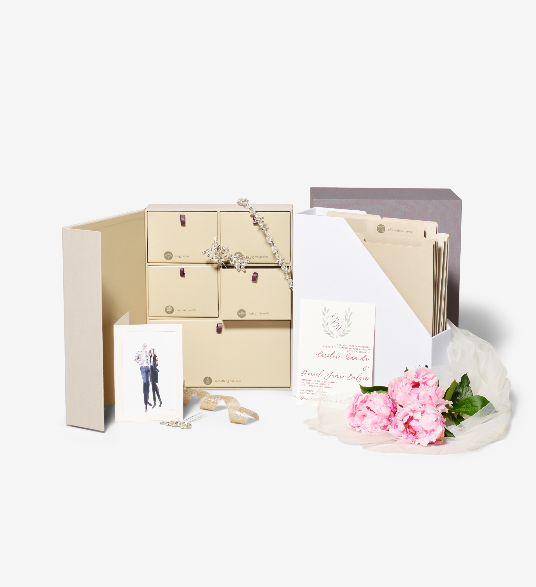 Savor Baby & Wedding Deluxe Keepsake Box Gift Set - Image 3