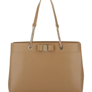 Ferragamo Vara Bow Smooth Leather Tote