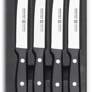 Wusthof Gourmet 4-Piece Carbon-Steel Steak Knife Set