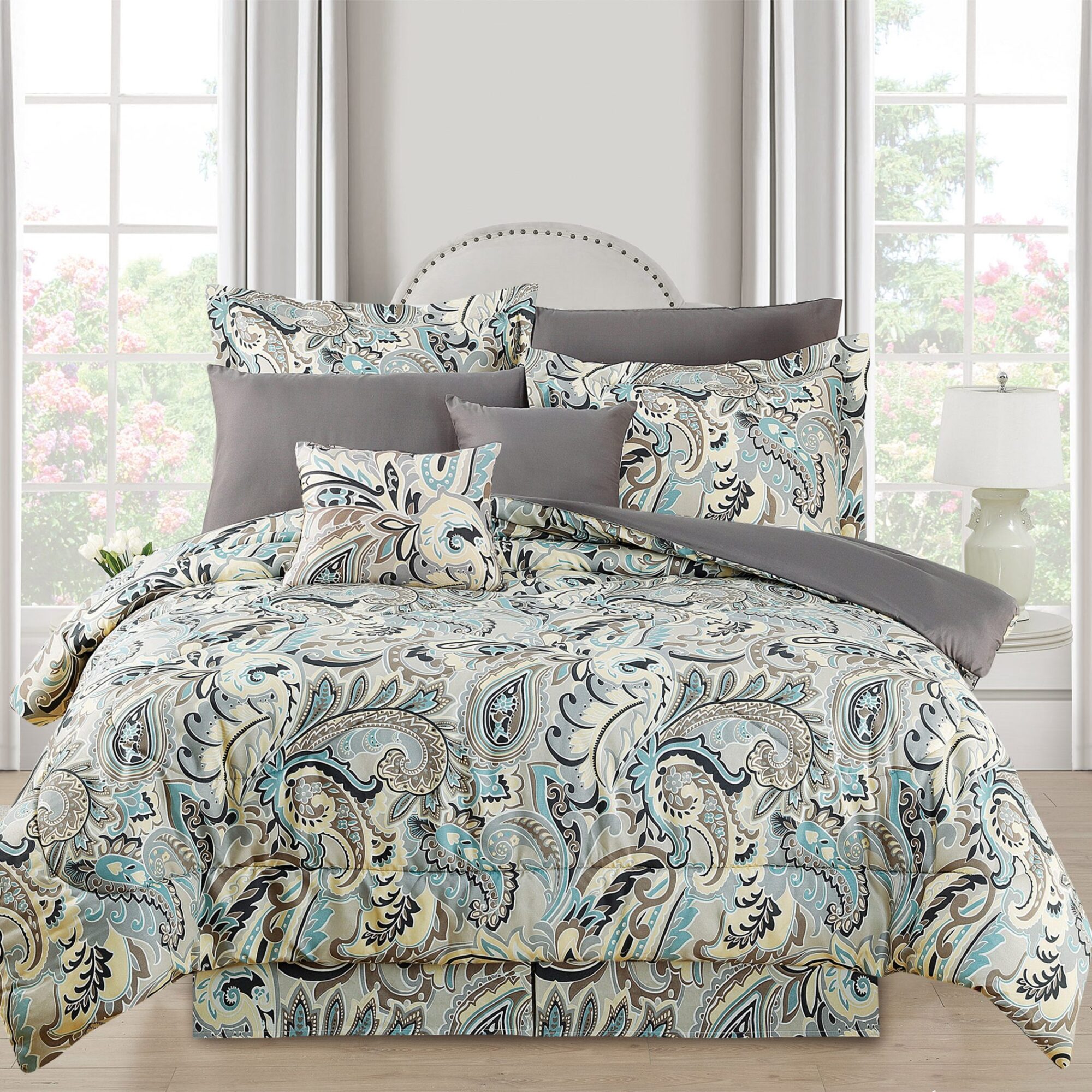 Kathy Ireland 10 Piece Bed in a Bag Set