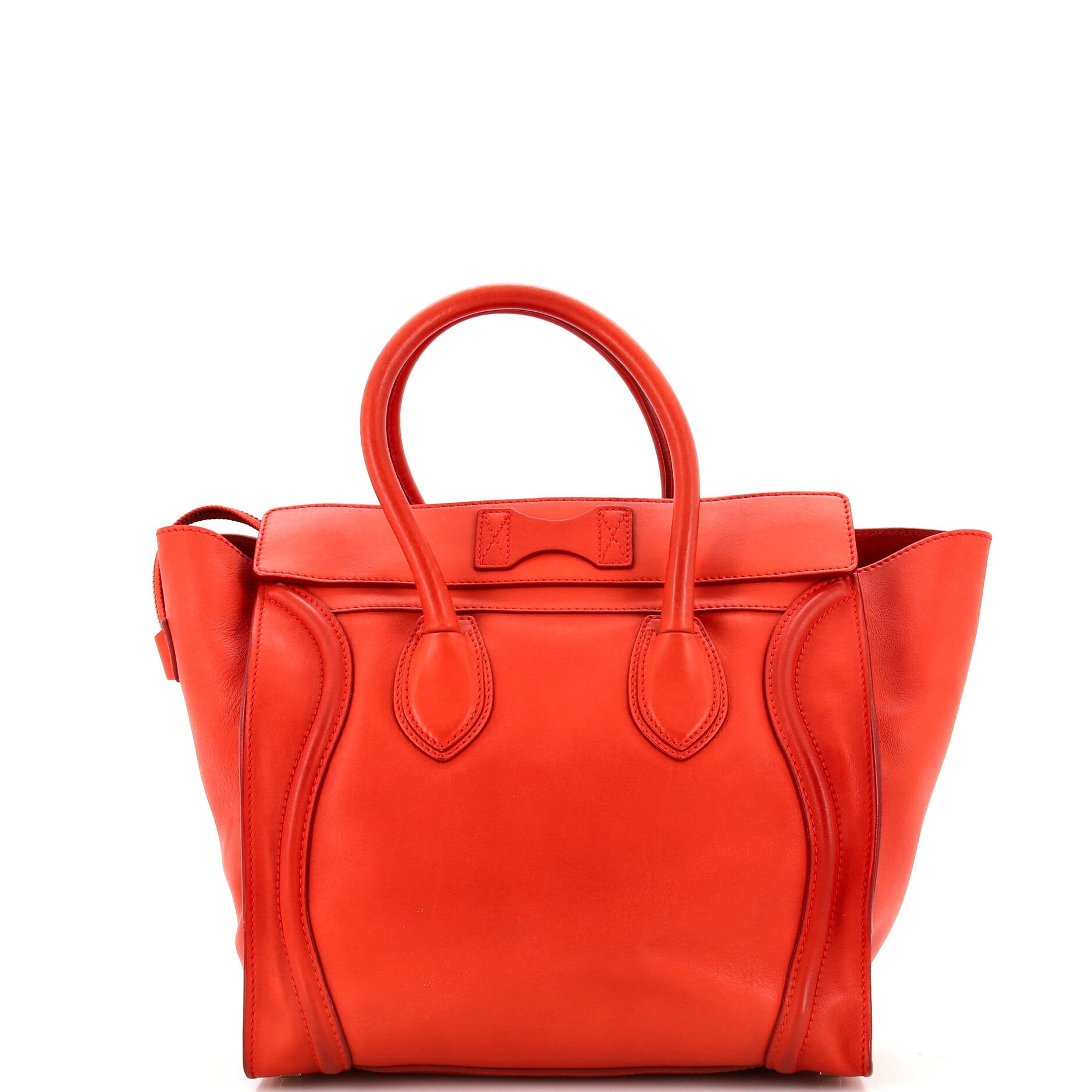 Pre-Loved Celine Luggage Bag Smooth Leather Medium - Image 3