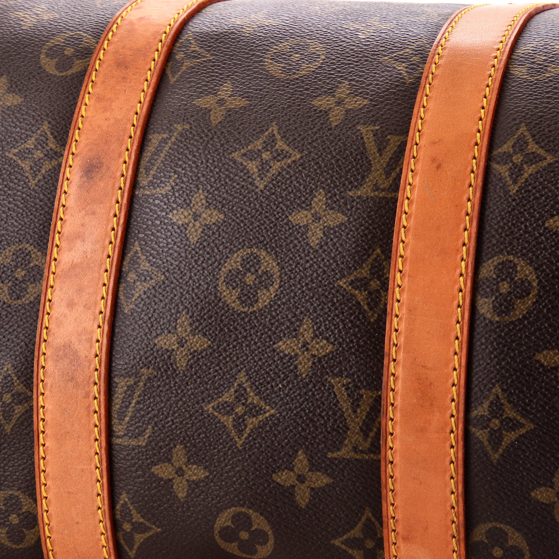 Pre-Loved Louis Vuitton Keepall Bandouliere Bag Monogram Canvas 45 - Image 6