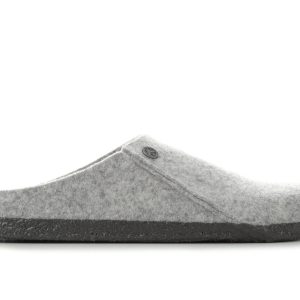 Birkenstock Zermatt Shearling Wool Felt Light Gray