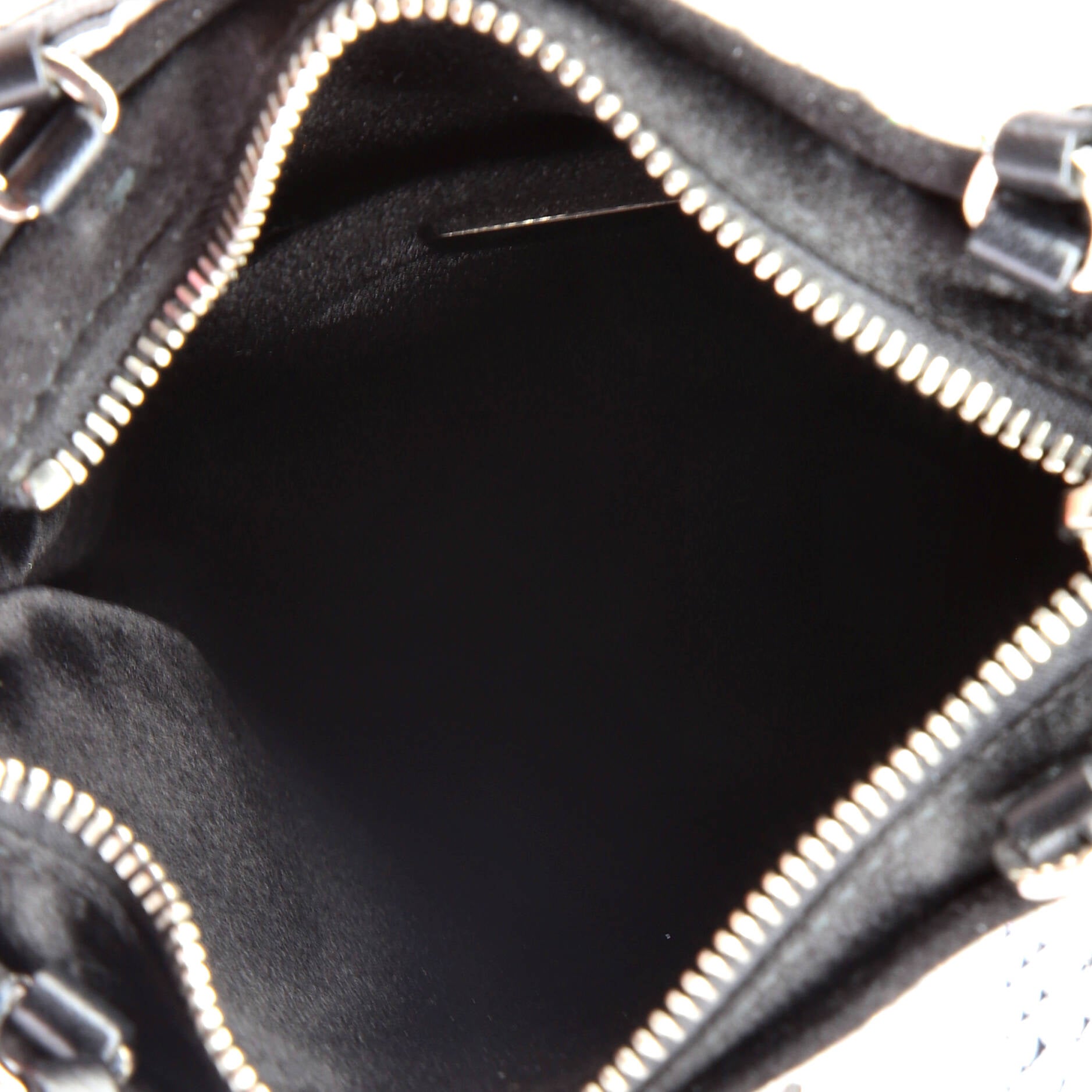 Pre-Loved Prada Convertible Open Tote Crystal Embellished Satin Mini - Image 5