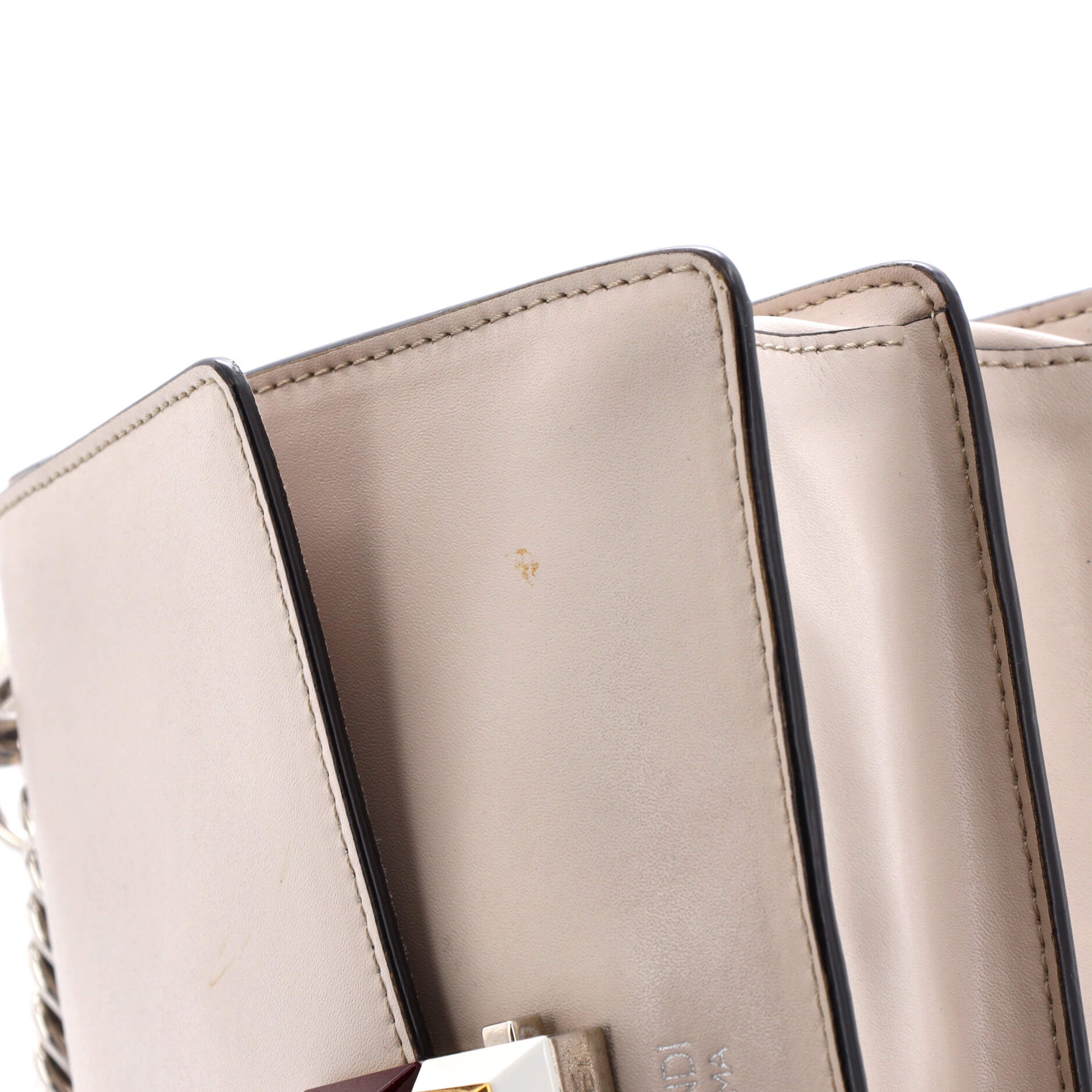 Pre-Loved Fendi Kan I Bag Leather Small - Image 6