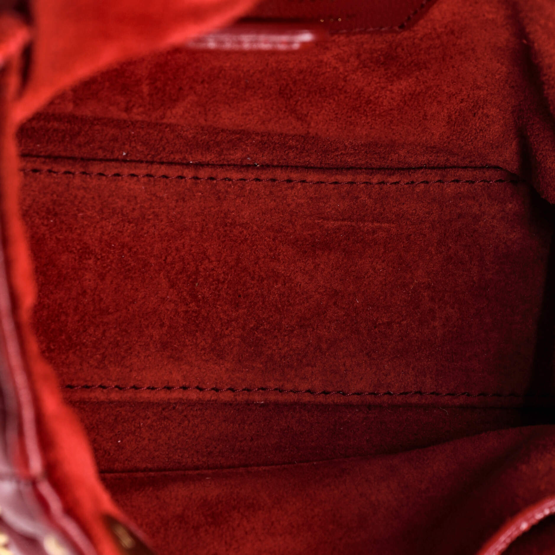 Pre-Loved Christian Dior Supple Lady Dior Bag Cannage Studded Lambskin Mini - Image 5