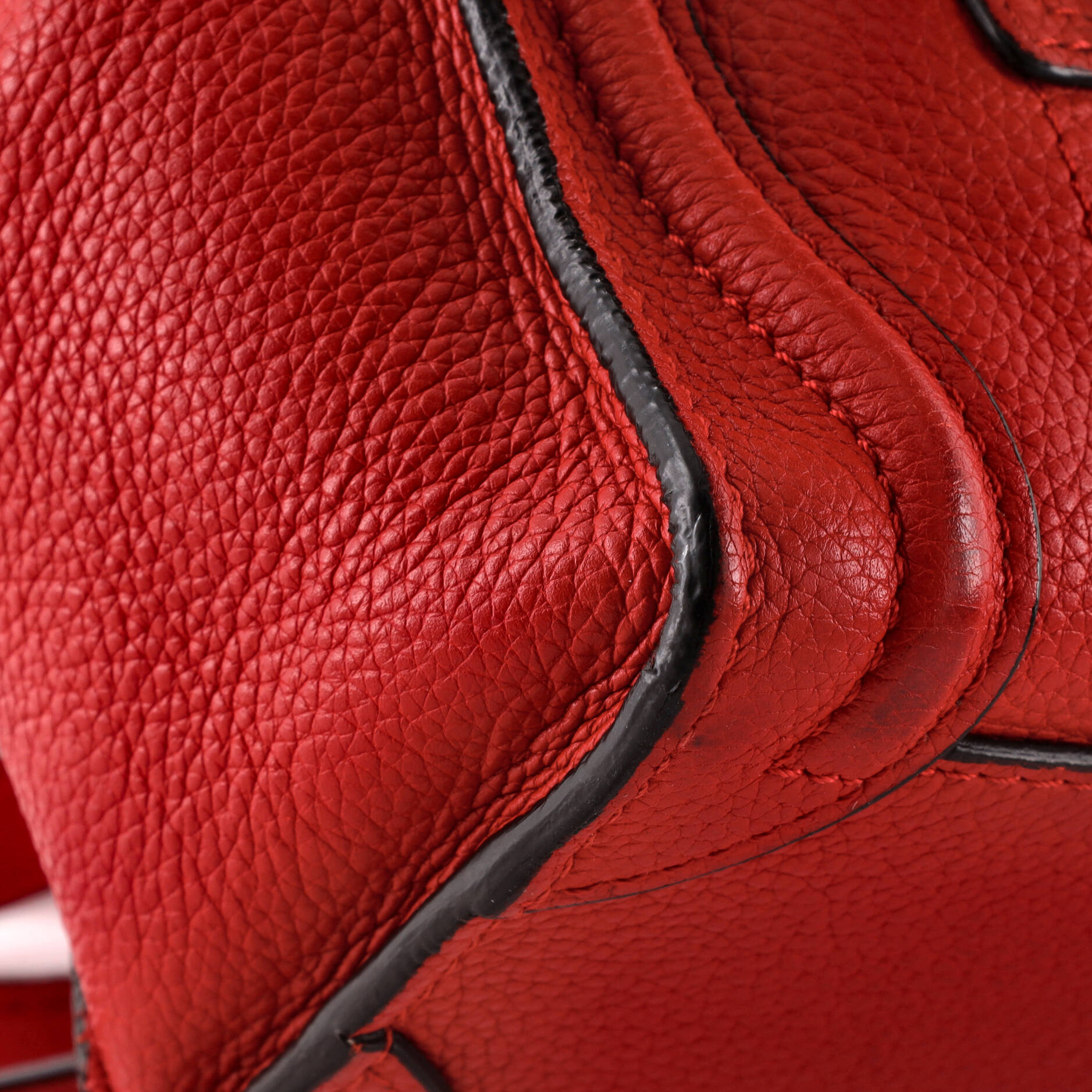 Pre-Loved Celine Luggage Bag Grainy Leather Nano - Image 7