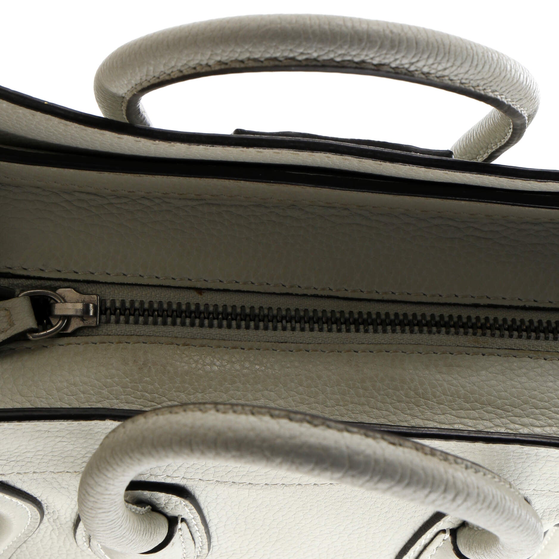 Pre-Loved Celine Luggage Bag Grainy Leather Nano - Image 6