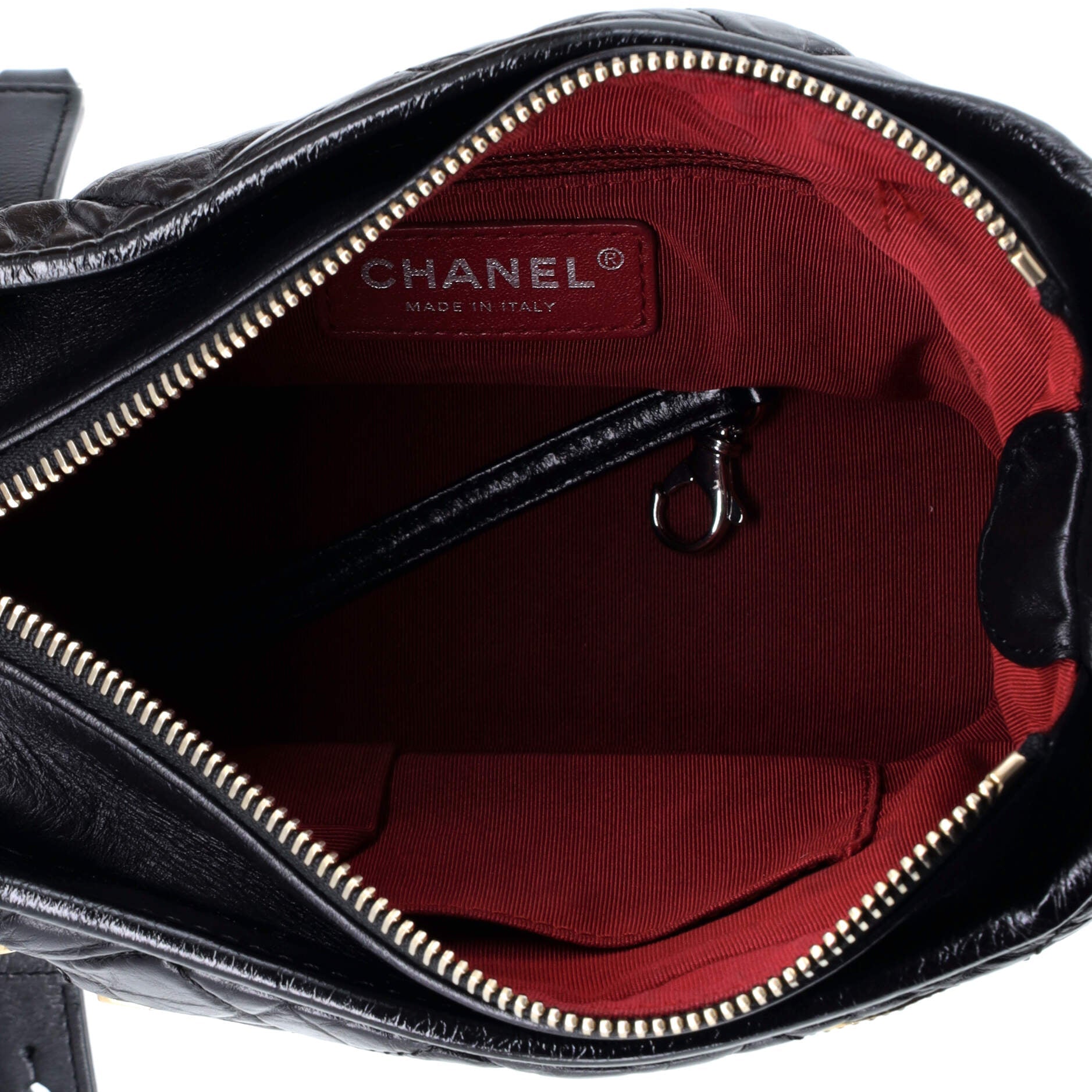 Pre-Loved Chanel Gabrielle Hobo Embellished Quilted Aged Calfskin Small - Image 6