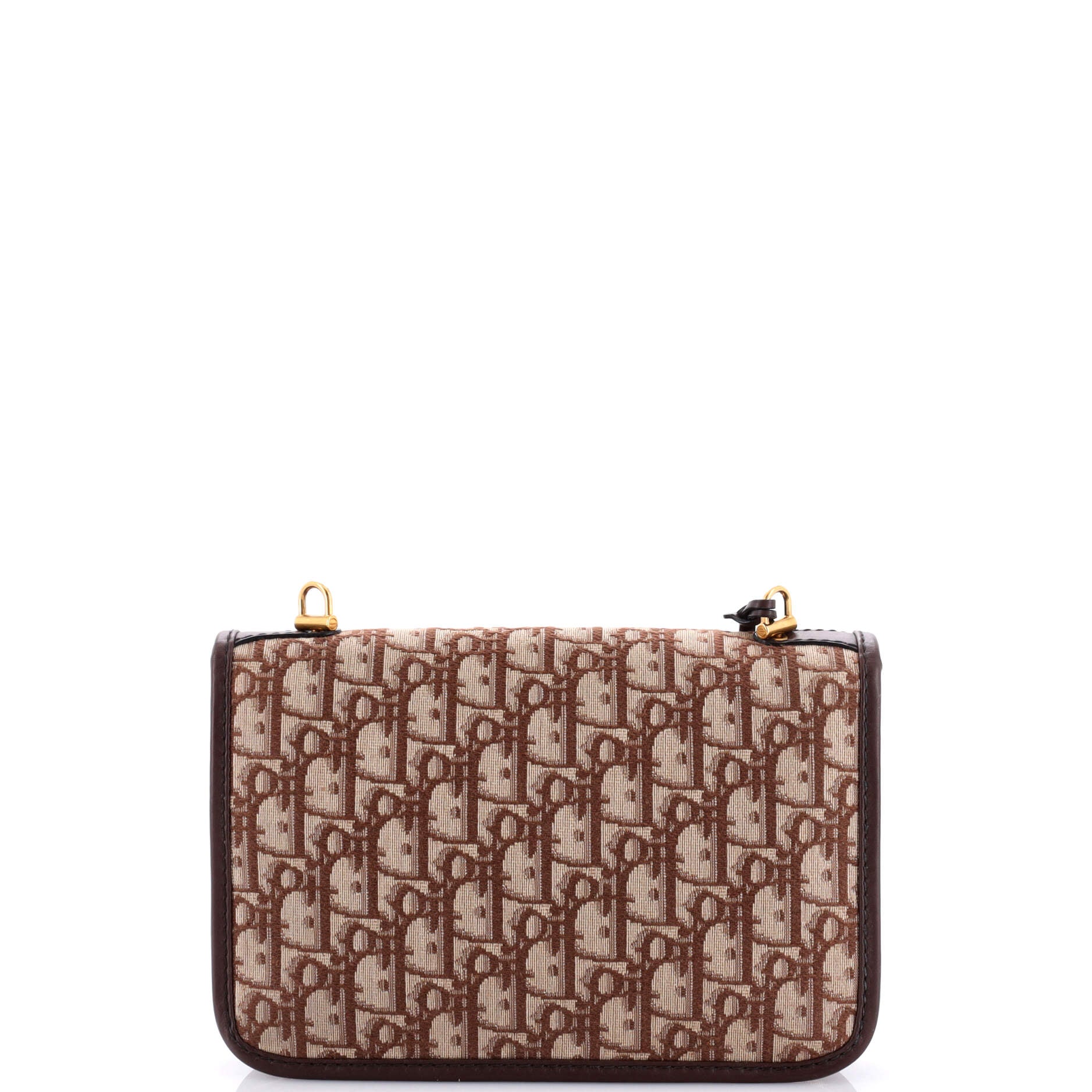 Pre-Loved Christian Dior Dioraddict Flap Bag with Strap Oblique Canvas Medium - Image 3