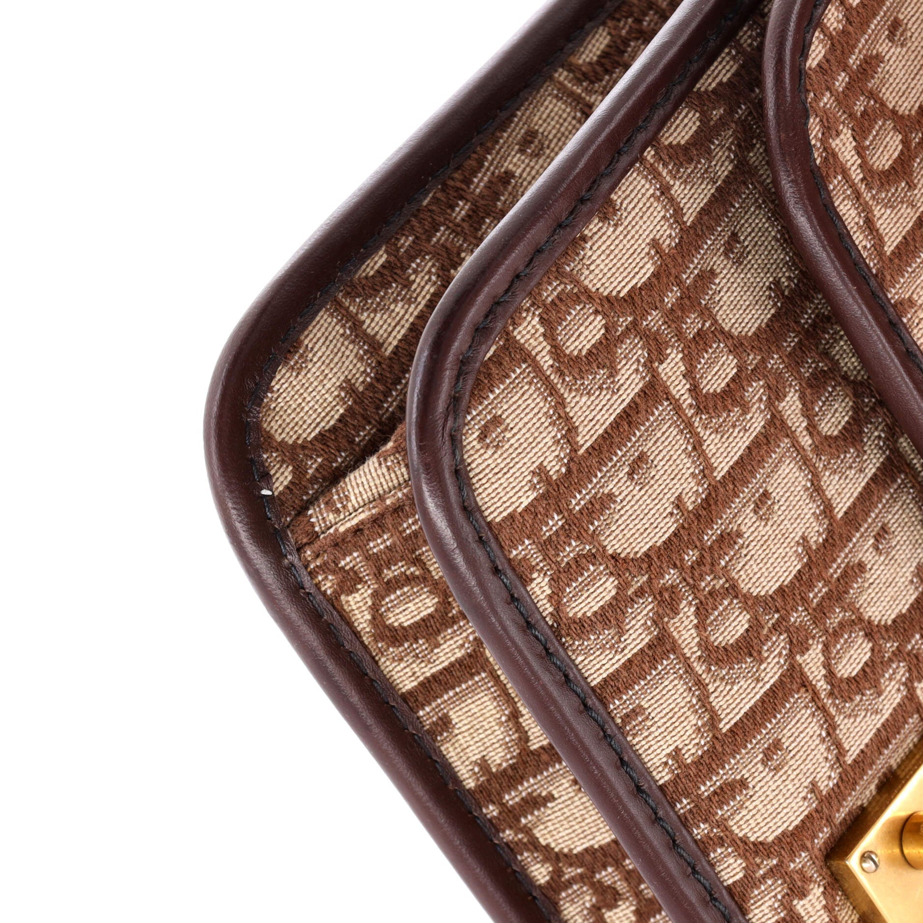 Pre-Loved Christian Dior Dioraddict Flap Bag with Strap Oblique Canvas Medium - Image 6