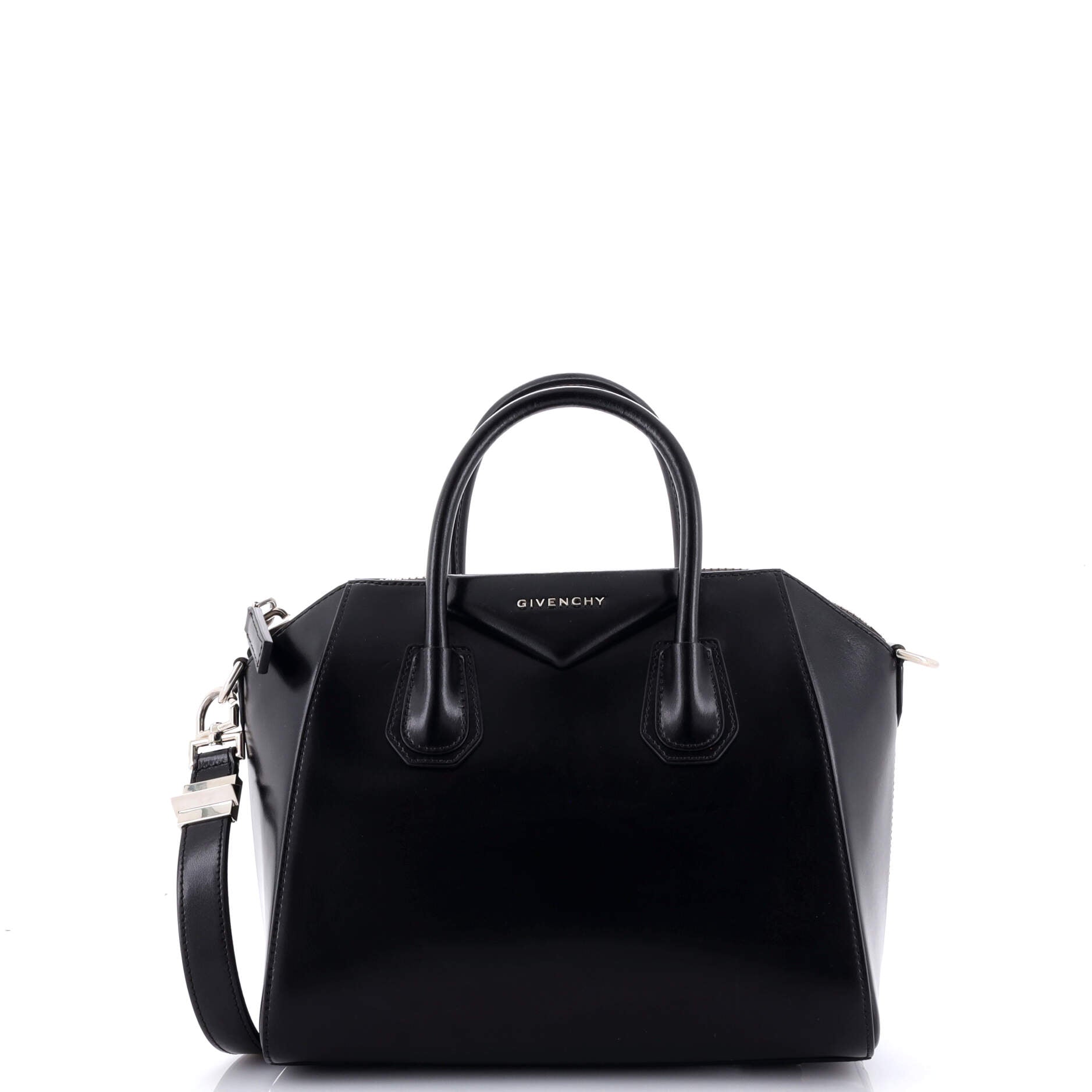 Pre-Loved Givenchy Antigona Bag Glazed Leather Small