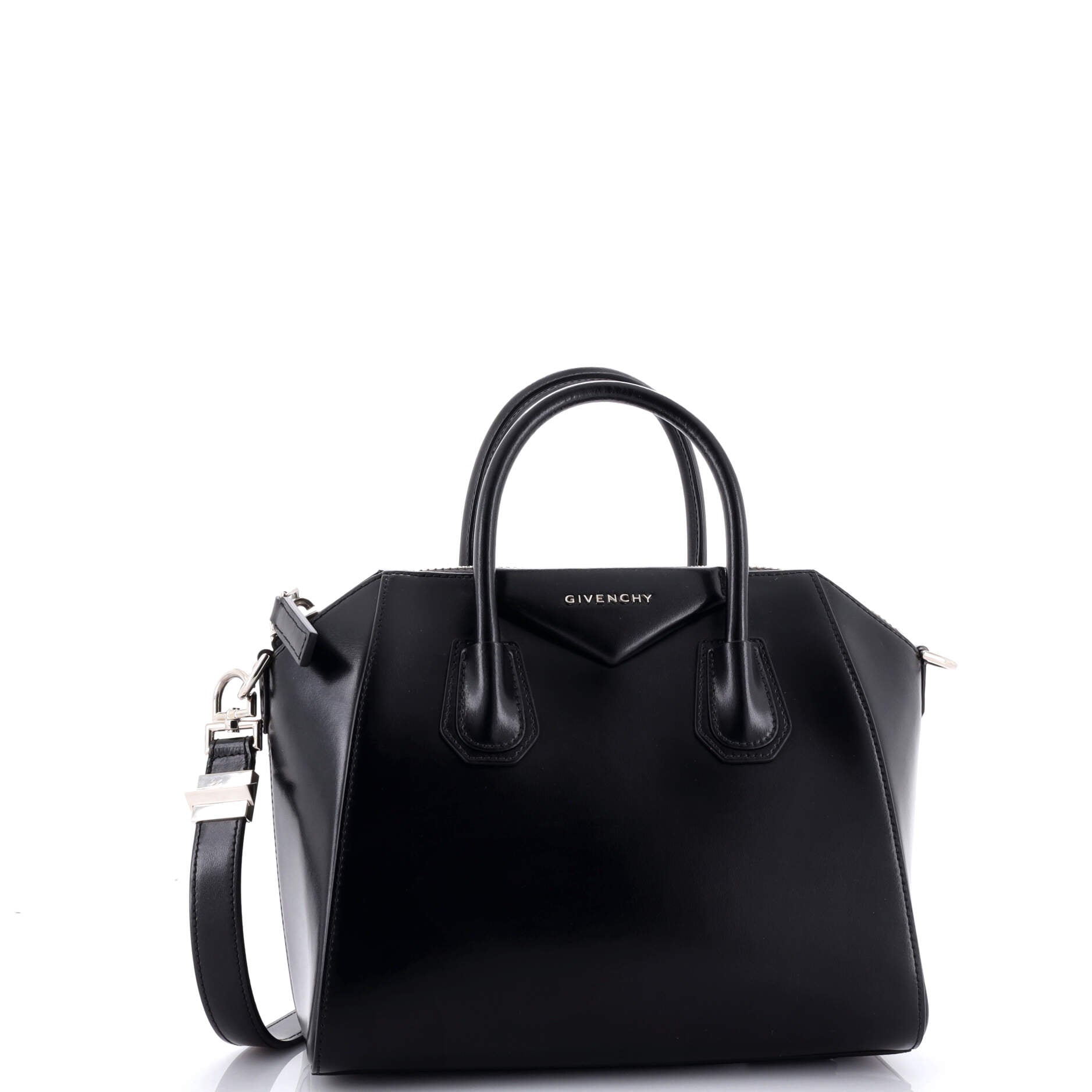 Pre-Loved Givenchy Antigona Bag Glazed Leather Small - Image 2