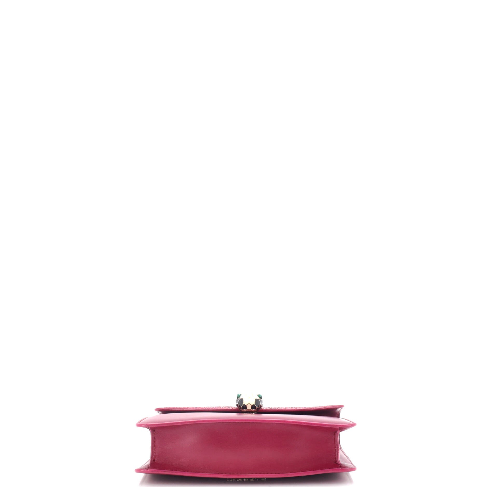 Pre-Loved Bvlgari Serpenti Forever Square Shoulder Bag Leather and Stingray Small - Image 4