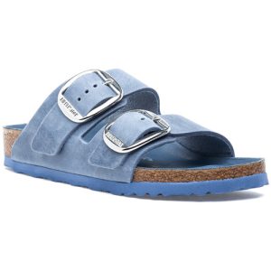 Birkenstock Arizona Big Buckle Oiled Leather Dusty Blue
