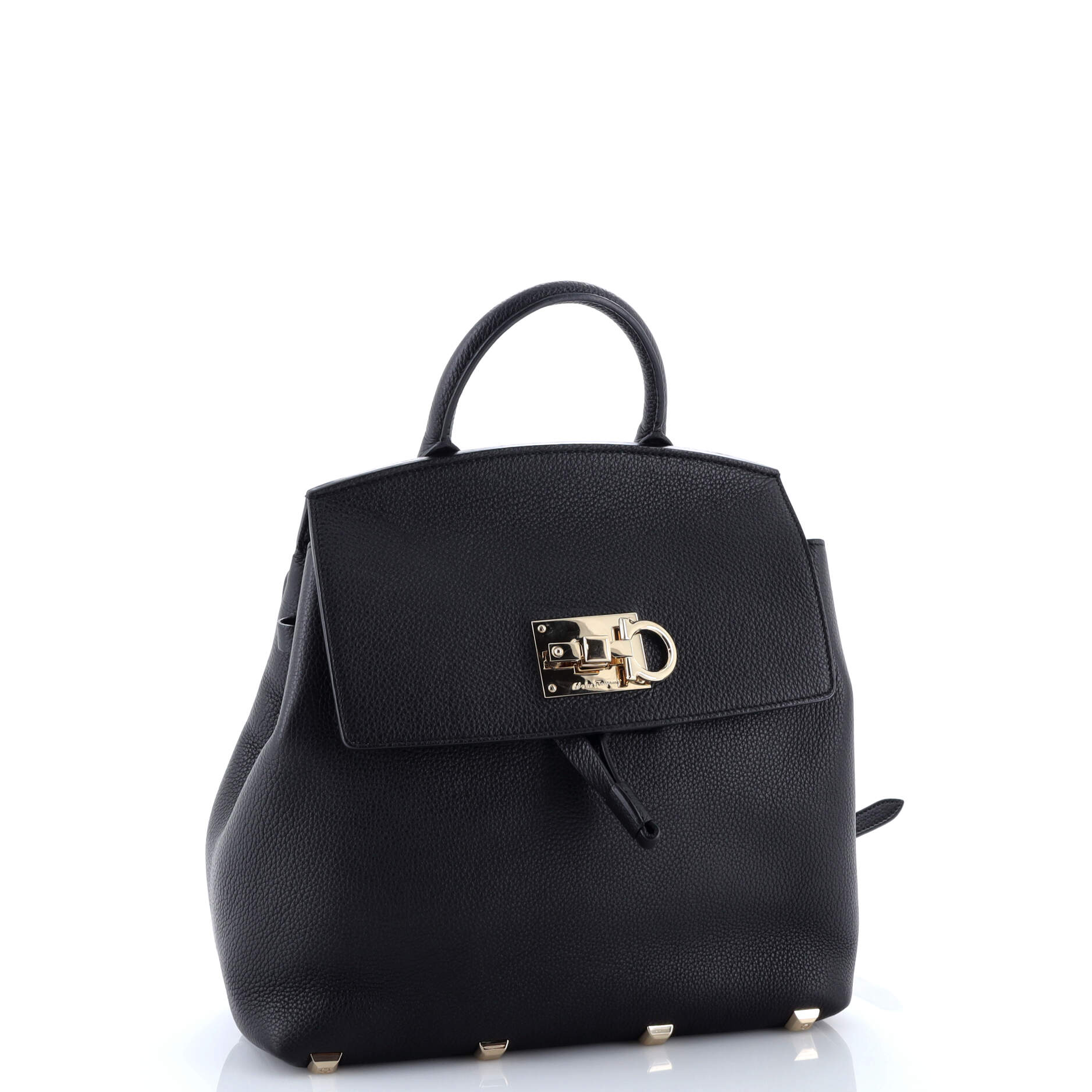 Pre-Loved Ferragamo Studio Backpack Leather - Image 2
