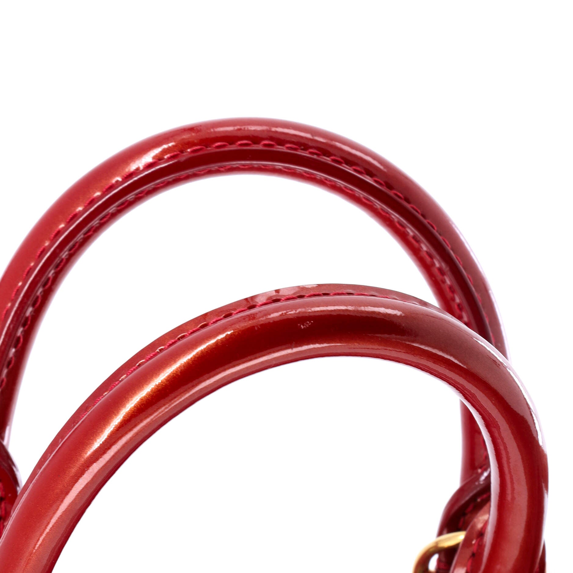 Pre-Loved Louis Vuitton Alma Handbag Monogram Vernis BB - Image 7