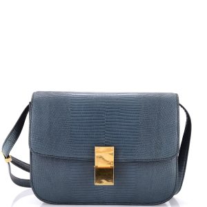 Pre-Loved Celine Classic Box Bag Lizard Medium