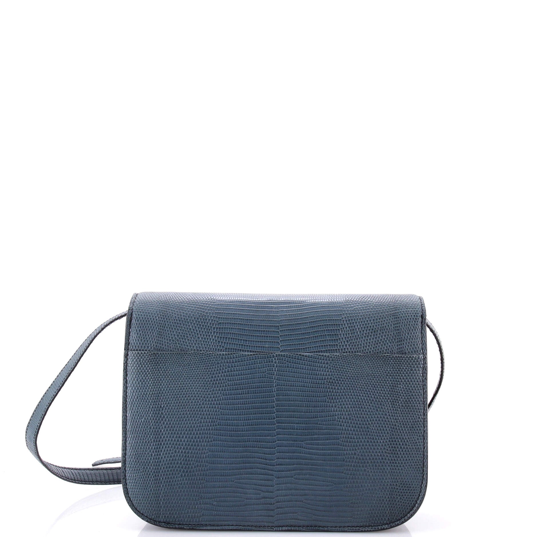 Pre-Loved Celine Classic Box Bag Lizard Medium - Image 3