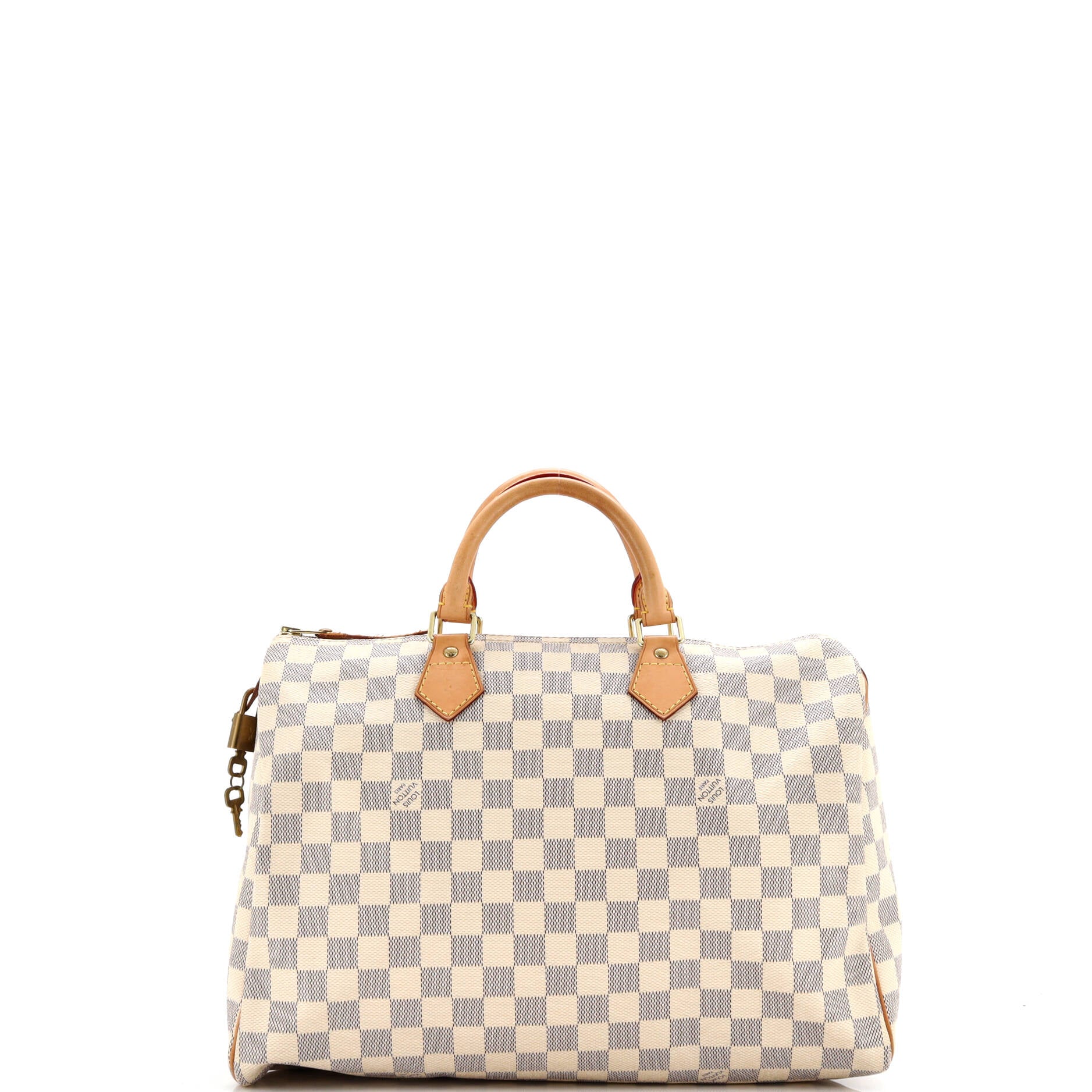 Pre-Loved Louis Vuitton Speedy Handbag Damier 35 - Image 3
