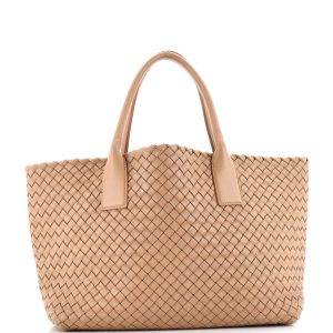 Pre-Loved Bottega Veneta Cabat Tote Intrecciato Nappa Small