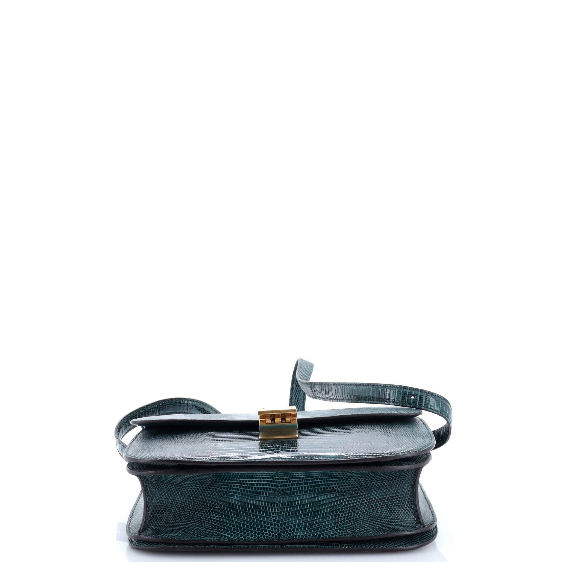 Pre-Loved Celine Classic Box Bag Lizard Medium - Image 4