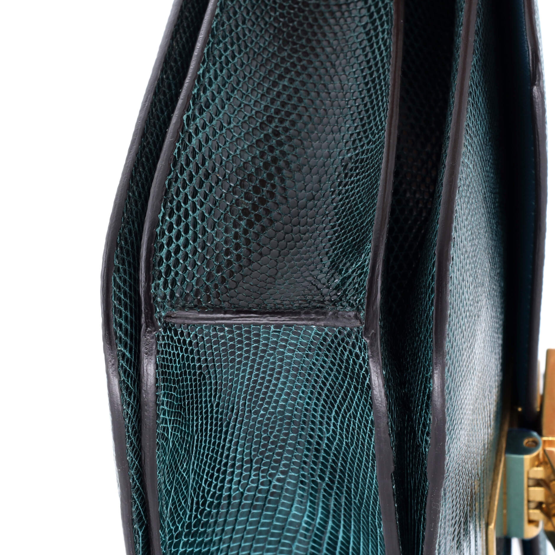 Pre-Loved Celine Classic Box Bag Lizard Medium - Image 6