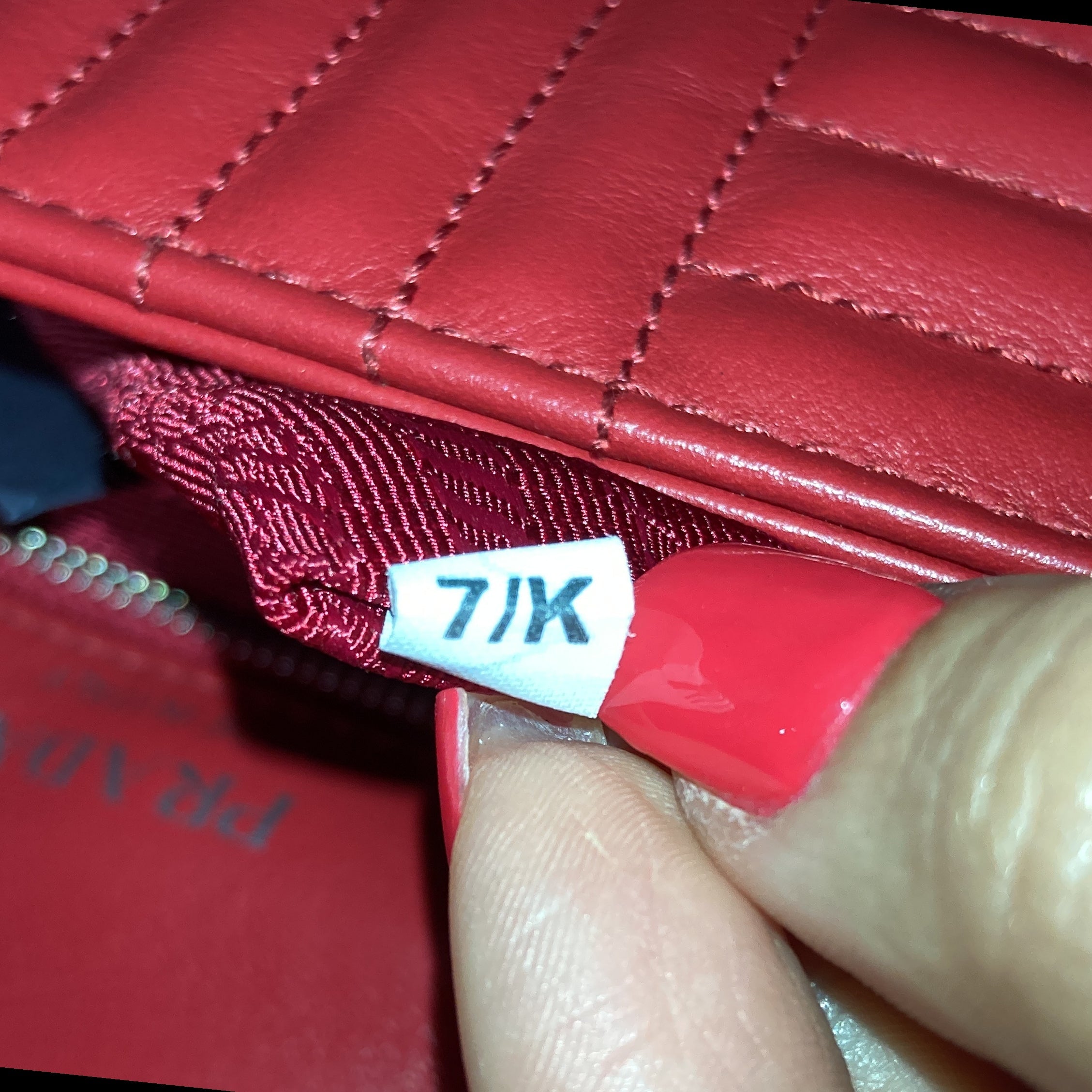 Pre-Loved Prada Chain Flap Shoulder Bag Diagramme Quilted Leather Medium - Image 6