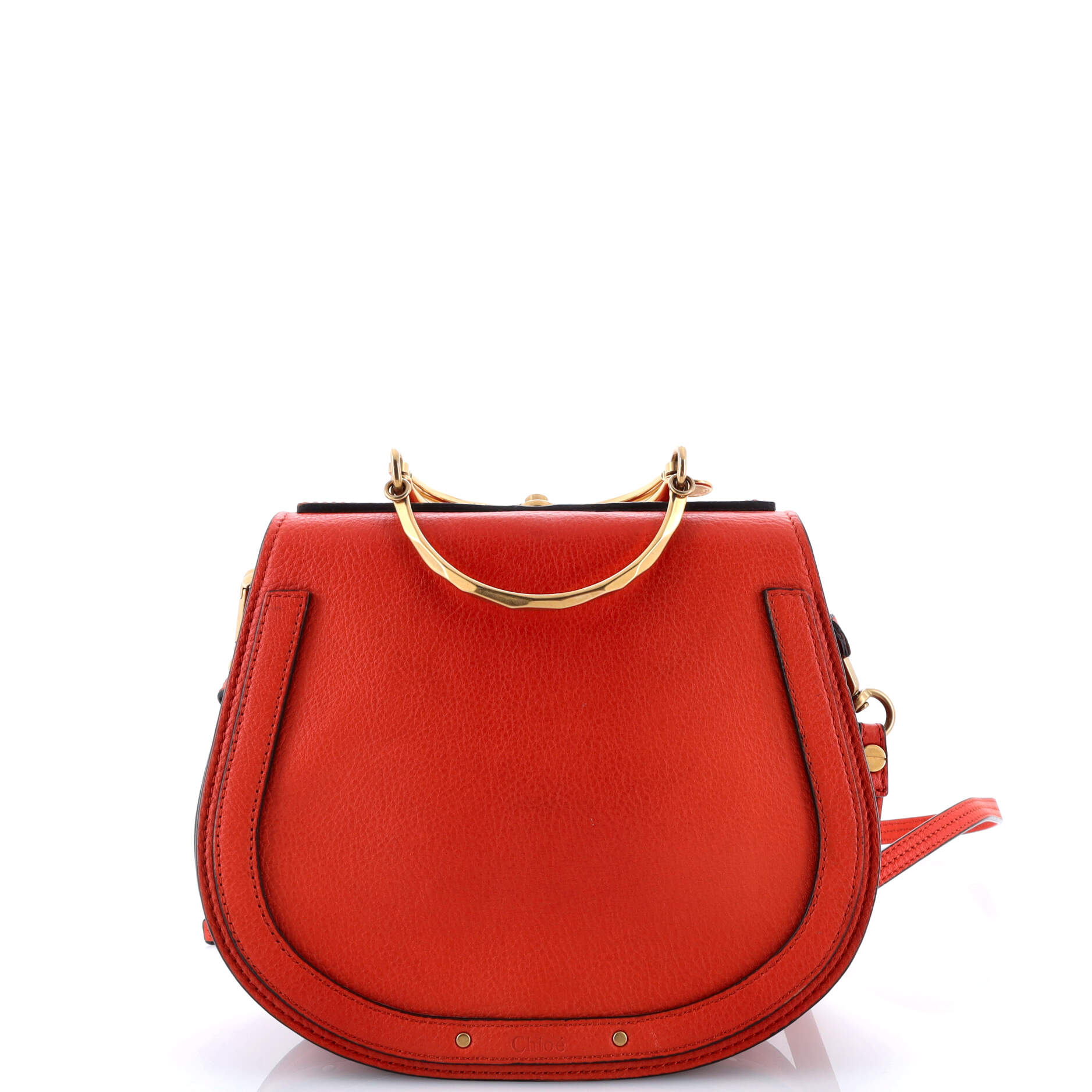 Pre-Loved Chloe Nile Crossbody Bag Leather Medium