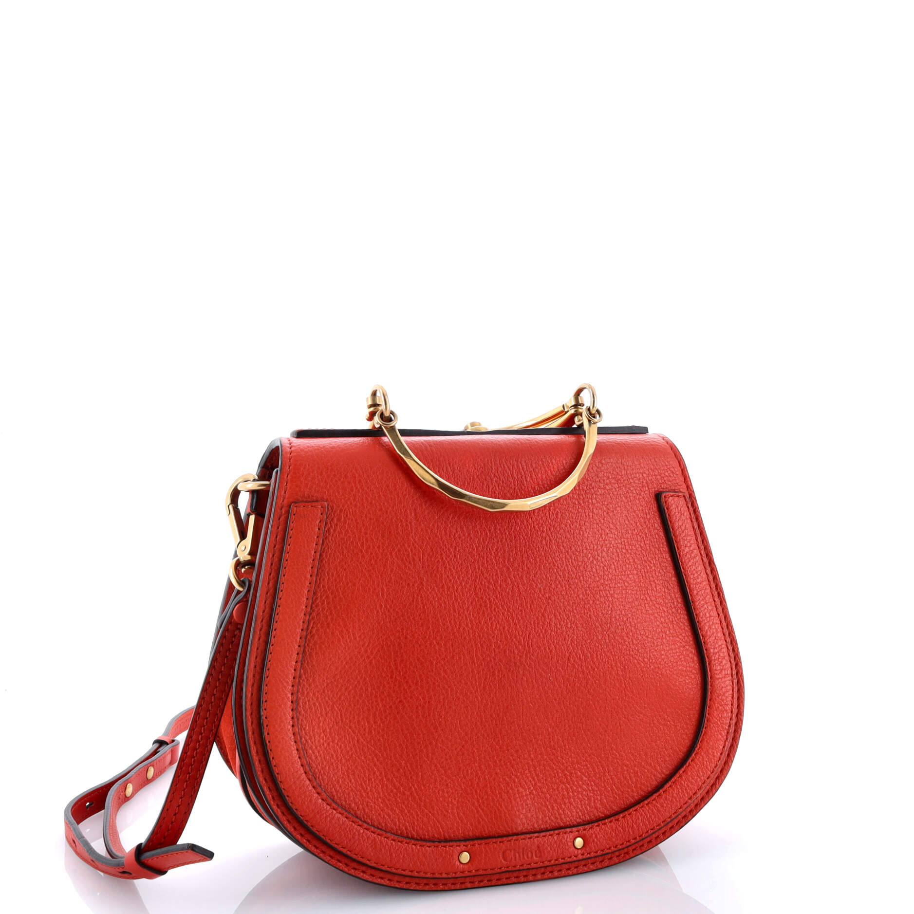 Pre-Loved Chloe Nile Crossbody Bag Leather Medium - Image 2