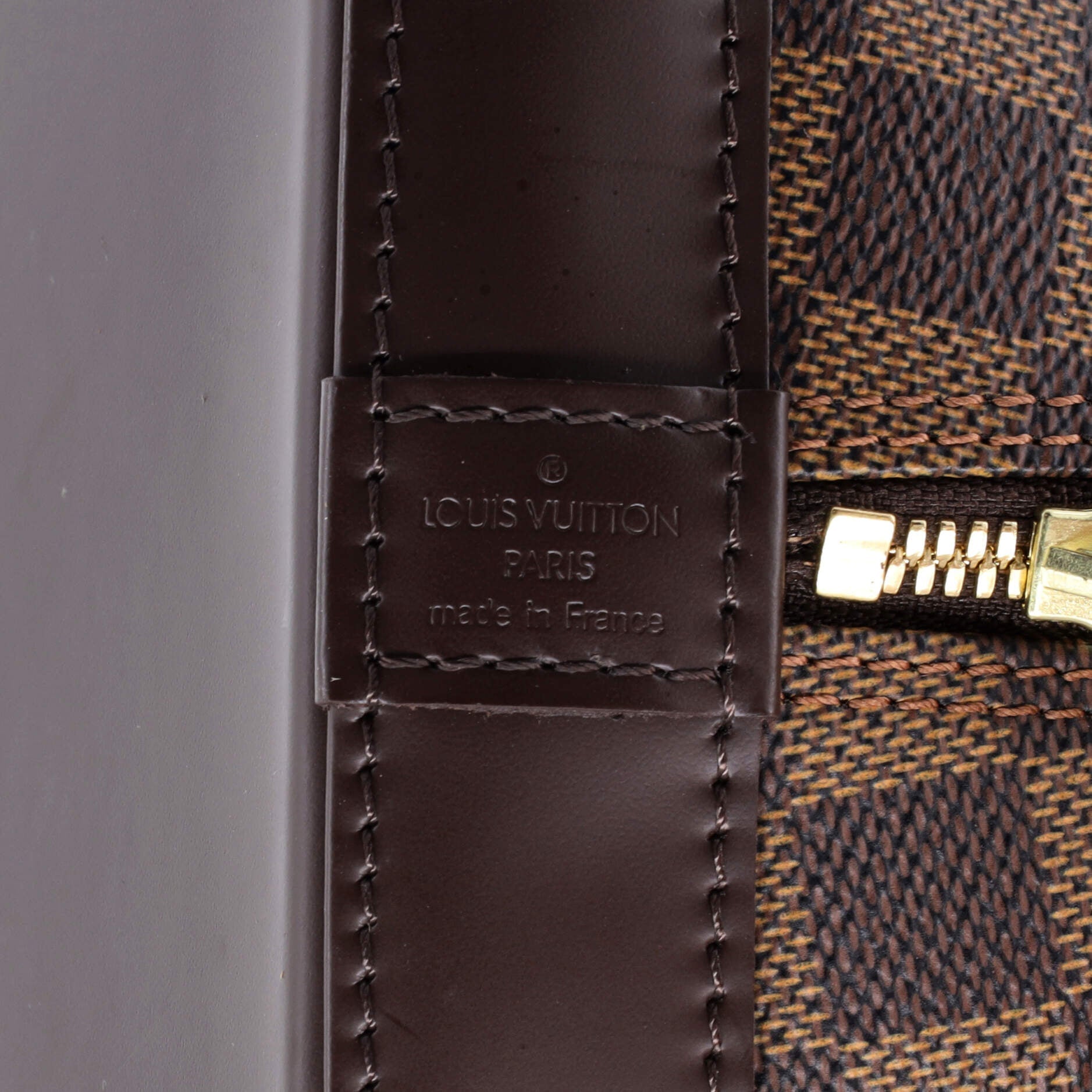 Pre-Loved Louis Vuitton Vintage Alma Handbag Damier PM - Image 8