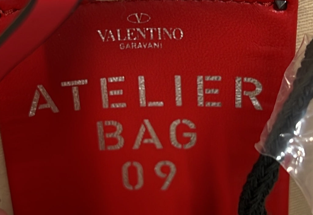 Pre-Loved Valentino Rose Blossom Atelier Bag Canvas Medium - Image 7