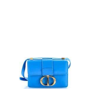 Pre-Loved Christian Dior 30 Montaigne Flap Bag Leather Micro