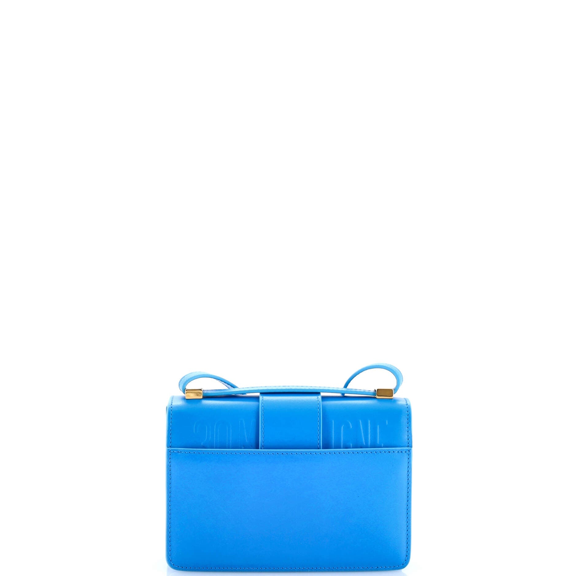 Pre-Loved Christian Dior 30 Montaigne Flap Bag Leather Micro - Image 3