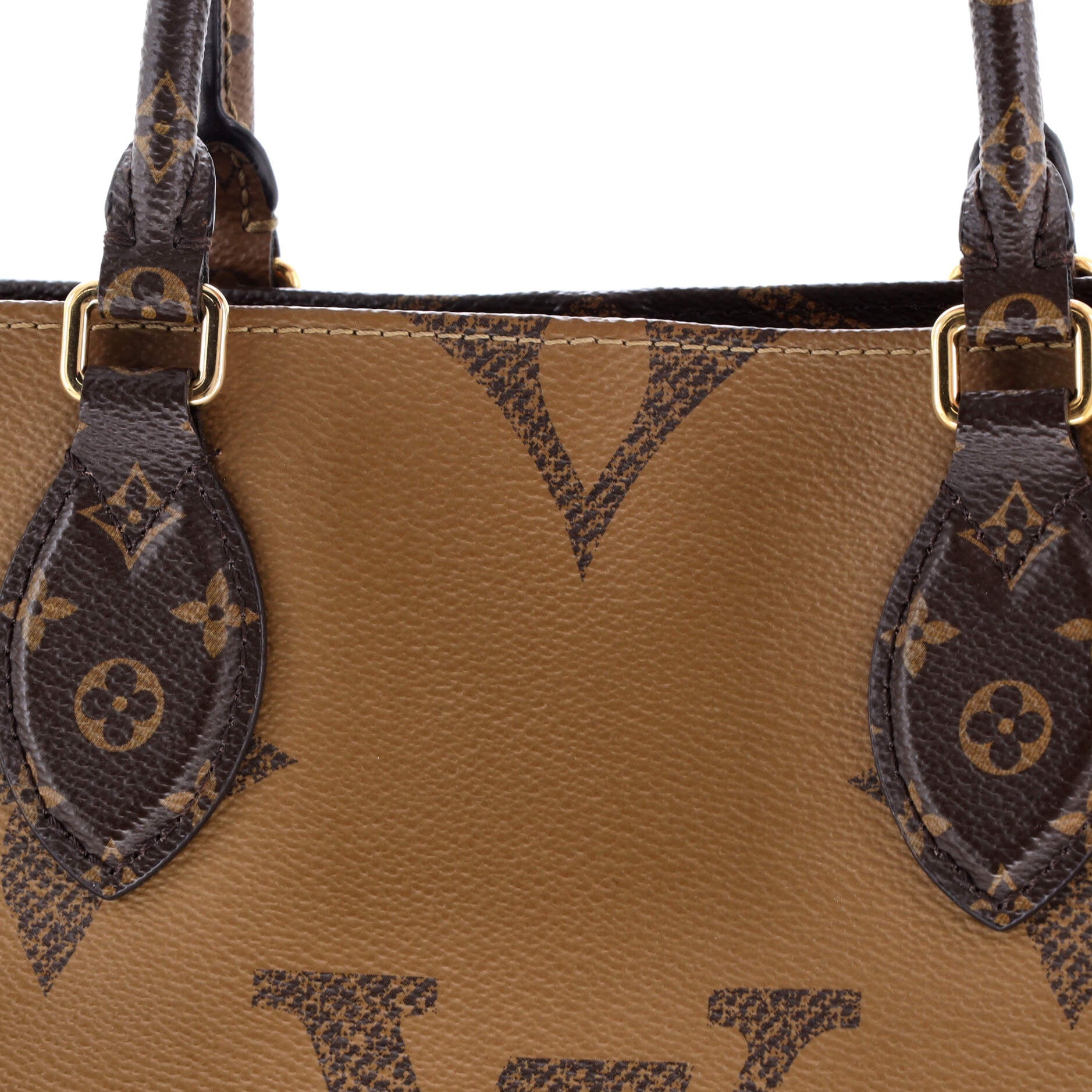 Pre-Loved Louis Vuitton OnTheGo Tote Reverse Monogram Giant MM - Image 7