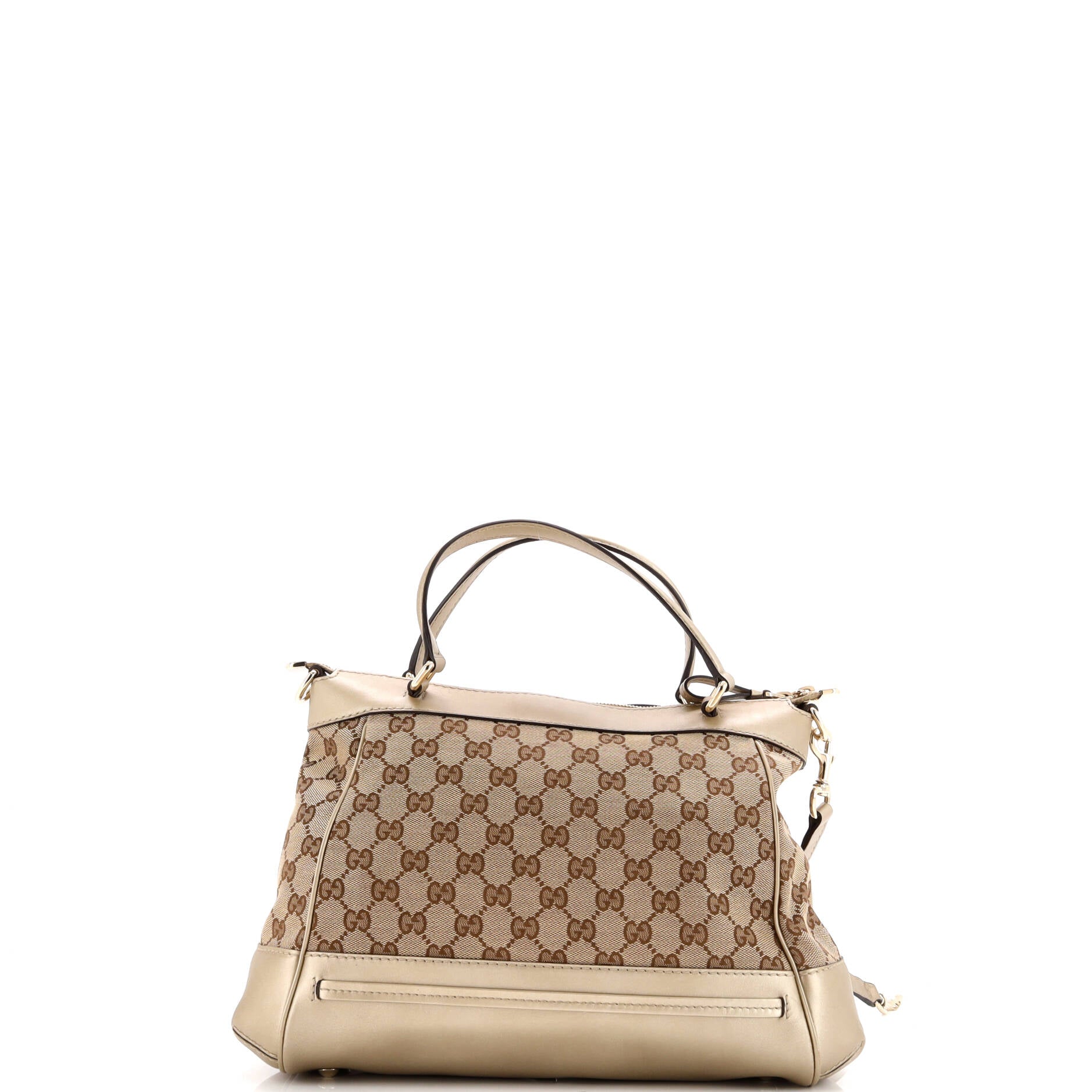 Pre-Loved Gucci Mayfair Convertible Tote GG Canvas Small - Image 3