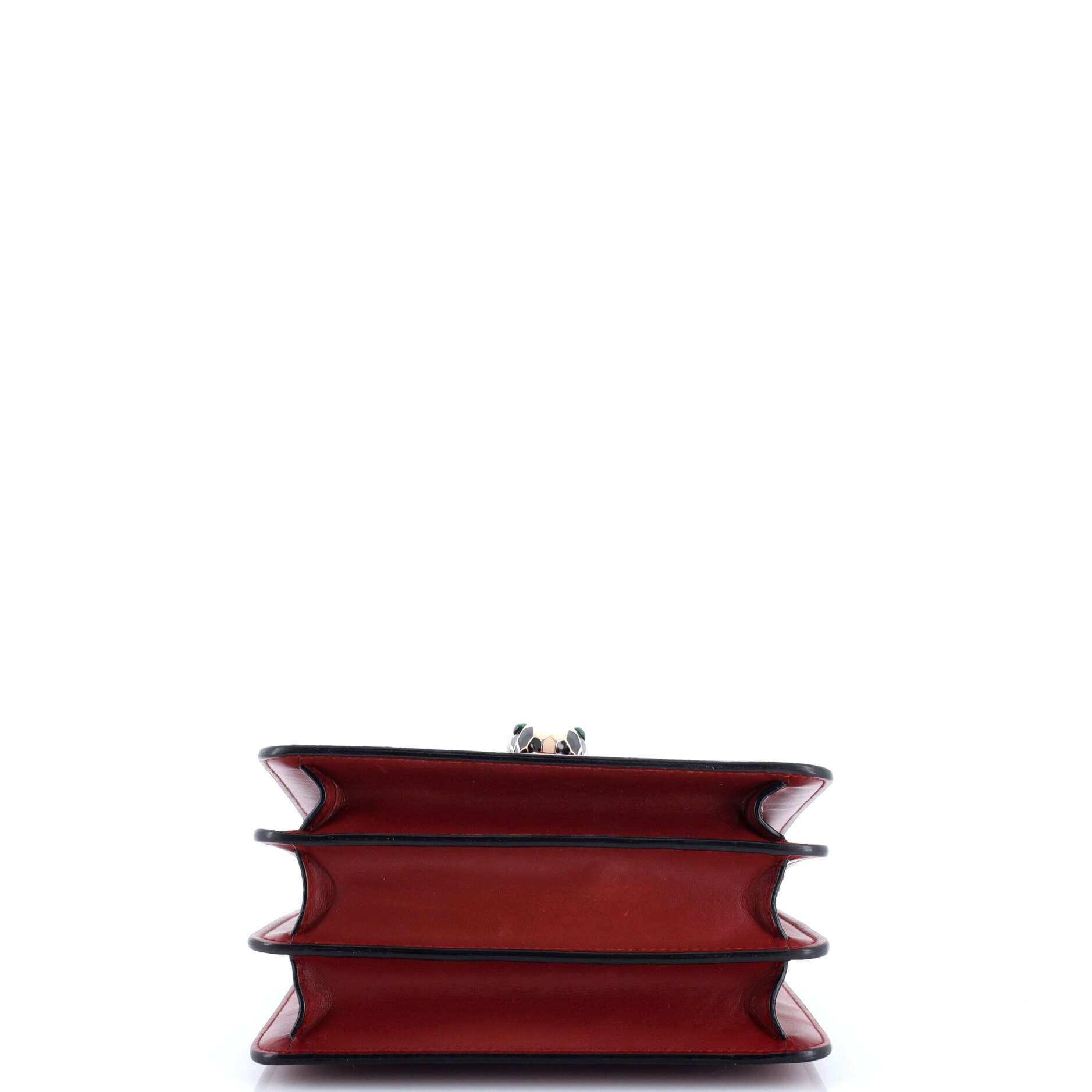 Pre-Loved Bvlgari Serpenti Forever Top Handle Bag Leather Small - Image 4